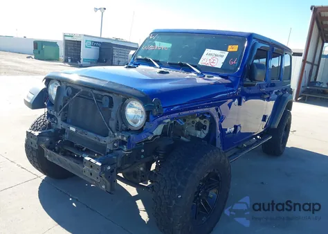 2019 Jeep Wrangler Unlimited Sport S 4X4 из США, поврежденный, VIN 1C4HJXDG1KW601935